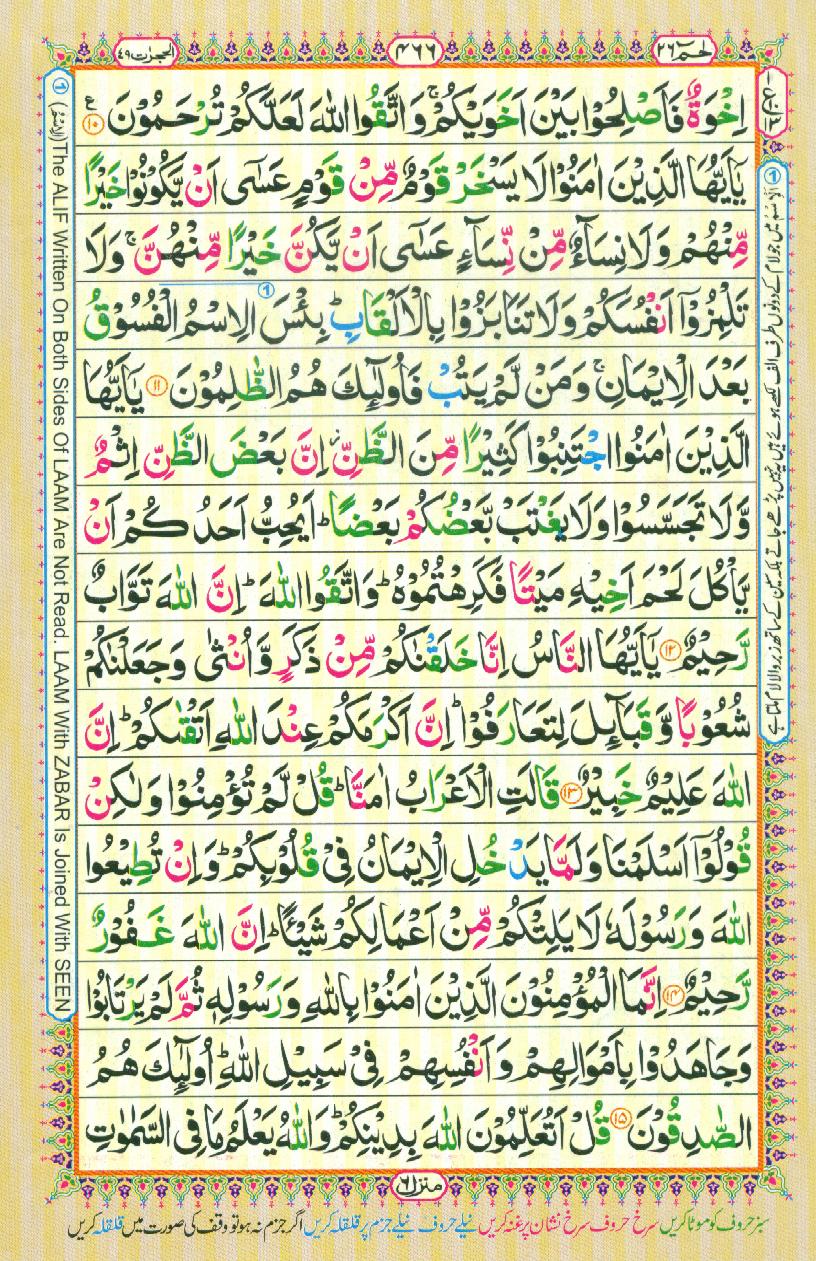 Read Al Quran Part / Chapter / Siparah 26 Page No 466