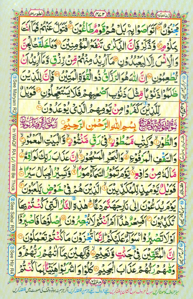 Read Al Quran Part / Chapter / Siparah 27 Page No 472