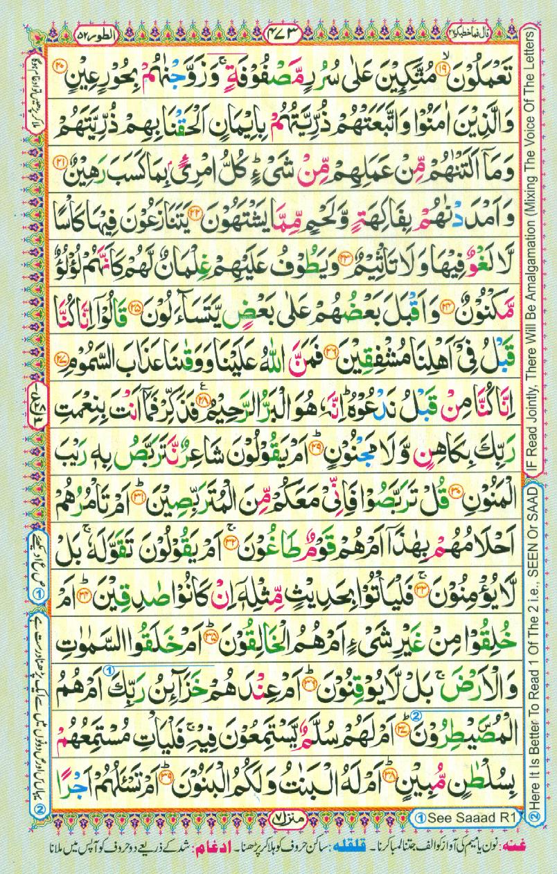 Read Al Quran Part / Chapter / Siparah 27 Page No 473