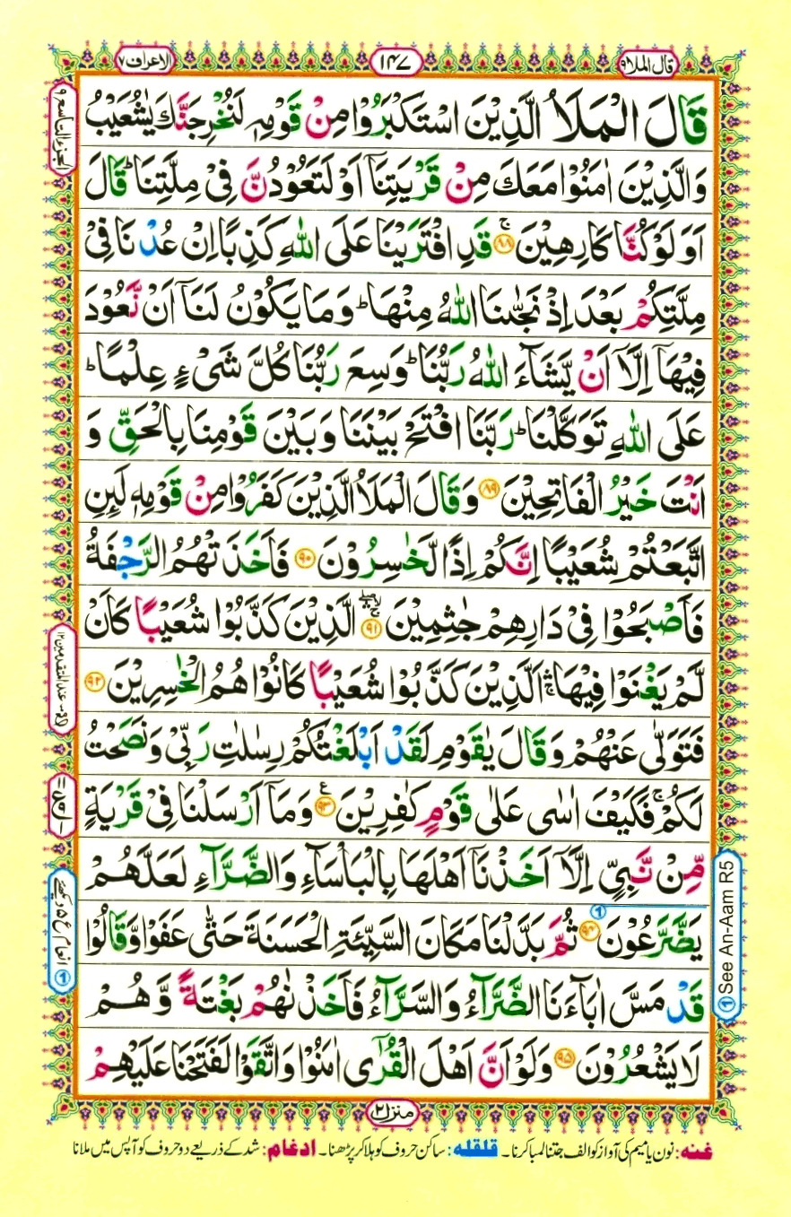 Read Al Quran Part / Chapter / Siparah 9 Page No 147